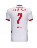 RB Leipzig Antonio Nusa #7 Domácí Dres 2024-25 Krátký Rukáv